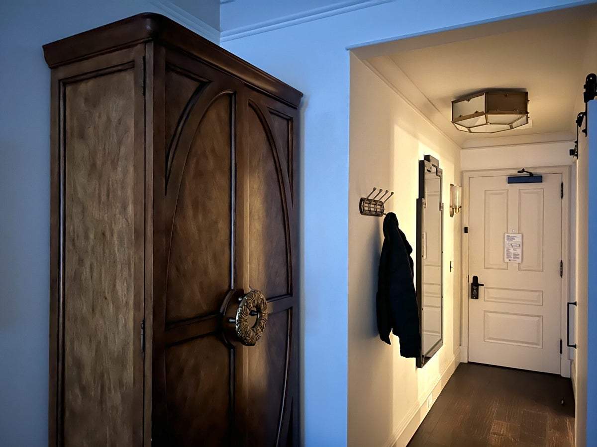 The Beekman bedroom wardrobe and hallway