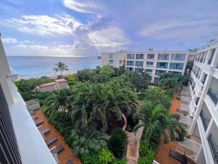 View from balcony at Curacao Marriott Beach Resort