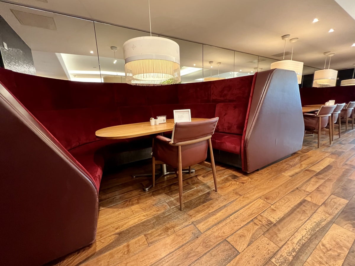 Virgin Atlantic A350 Upper Suite LHR Clubhouse reserved dining