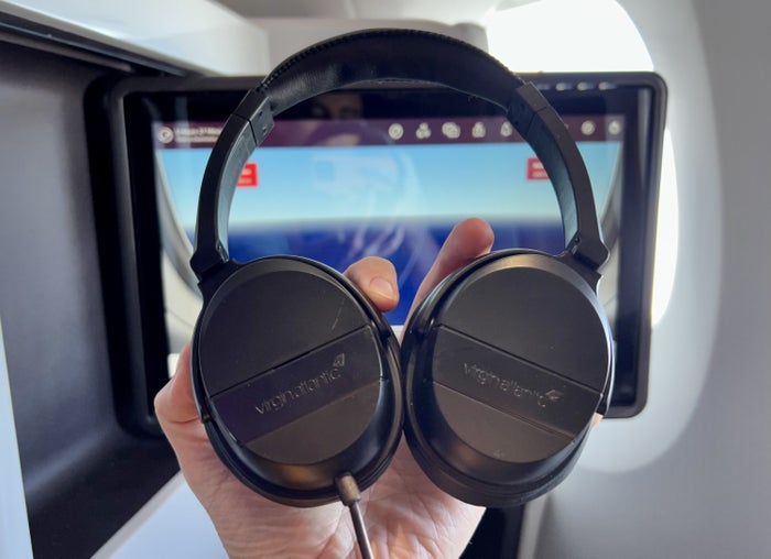 Virgin Atlantic A350 Upper Suite headphones