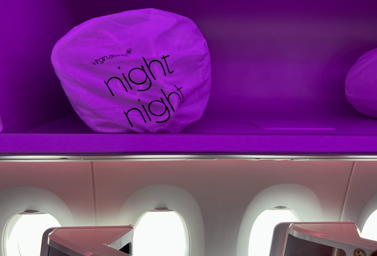 Virgin Atlantic A350 Upper Suite overhead bin