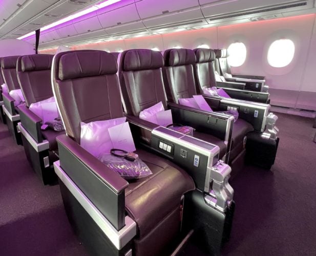 Virgin Atlantic A350 Upper Suite Premium Economy Front Row  617x500 