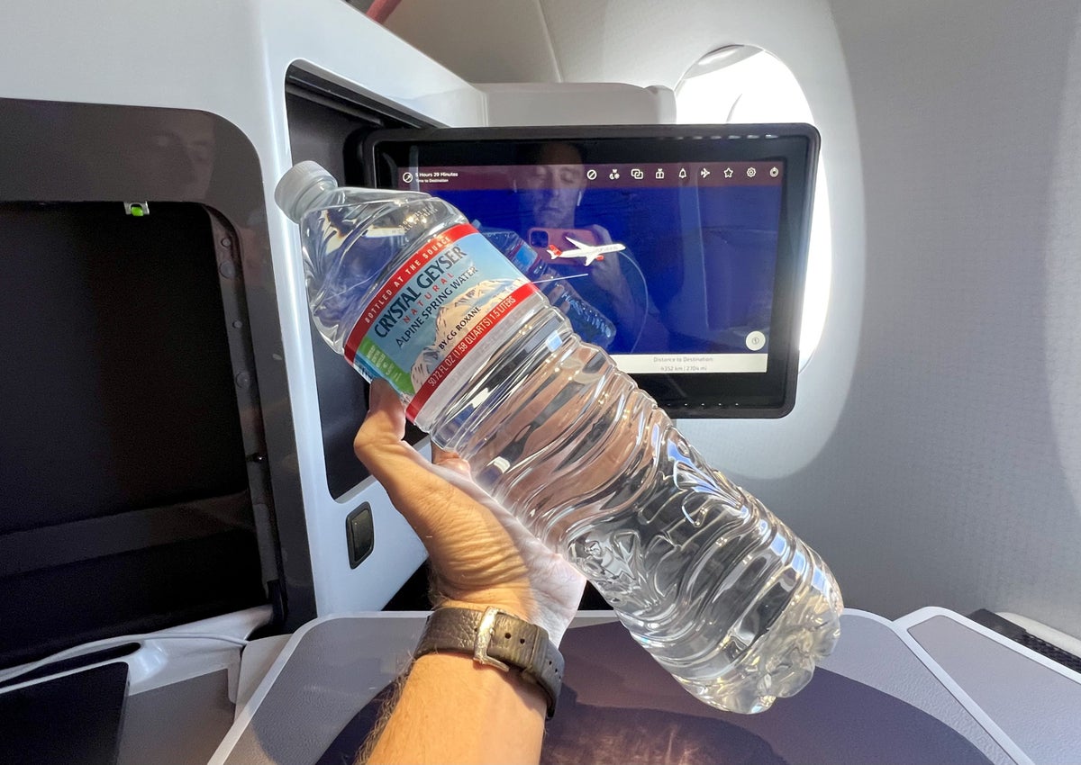 Virgin Atlantic A350 Upper Suite water bottle