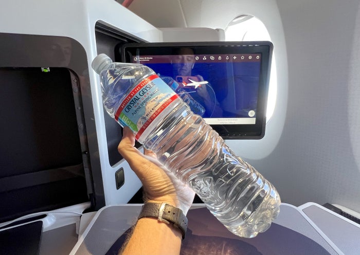 Virgin Atlantic A350 Upper Suite water bottle