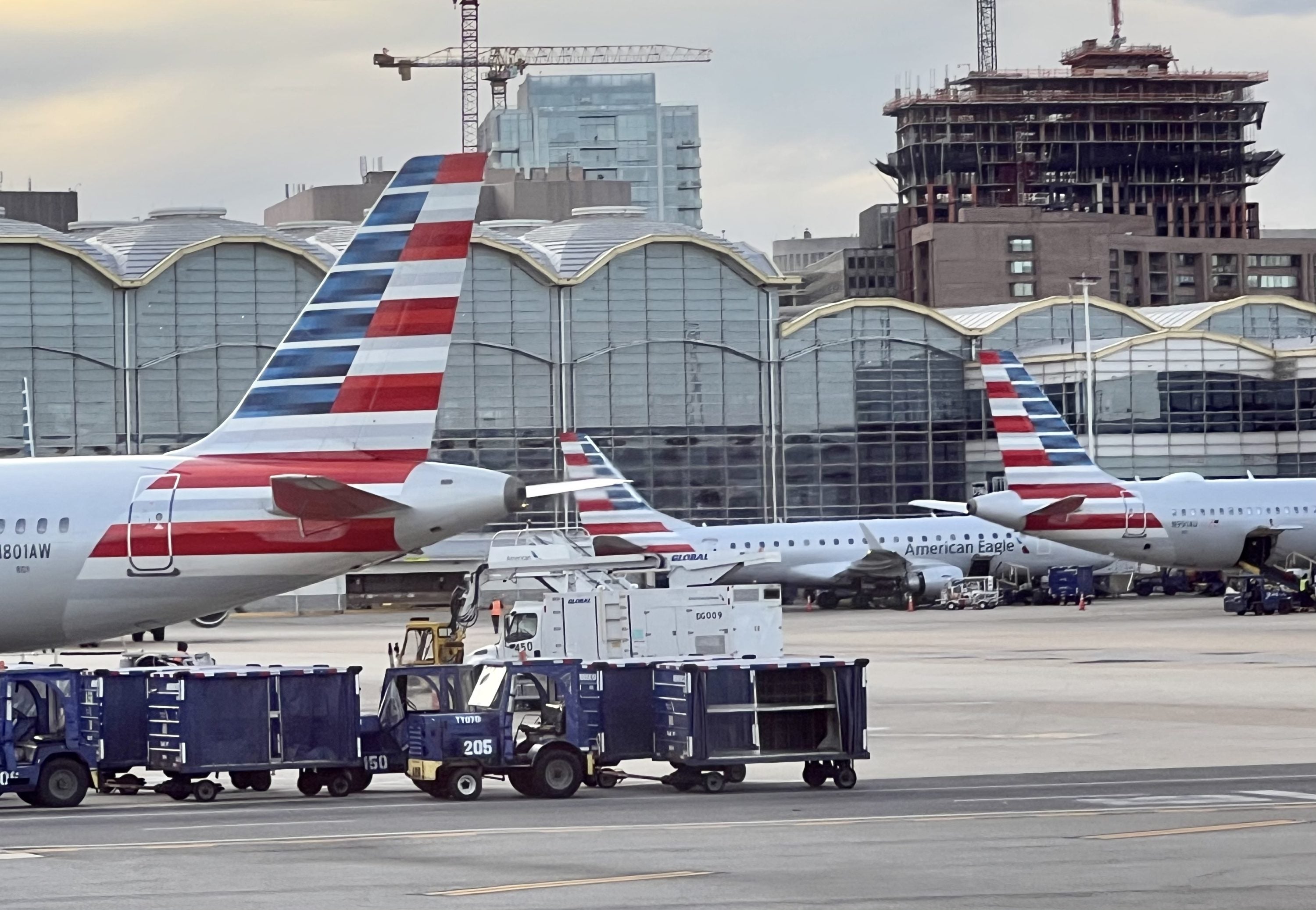 American Airlines aircraft at DCA