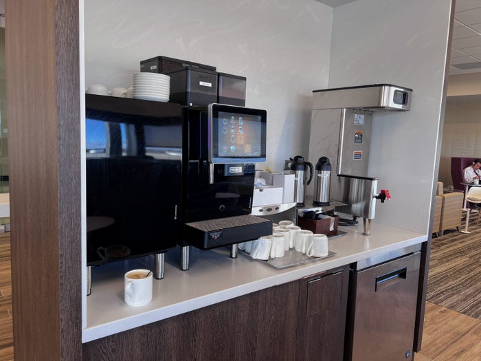 Escape Lounge Columbus coffee machine