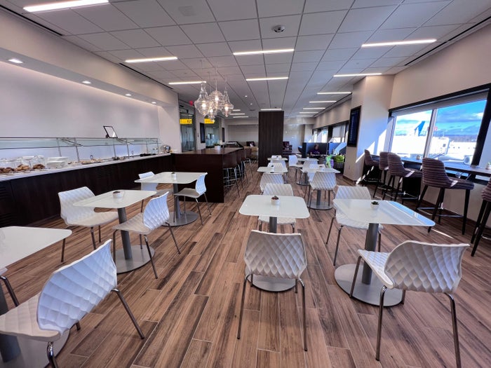 Escape Lounge Columbus Ohio entrance Escape Lounge The Centurion Studio Partner at John Glenn Columbus International Airport