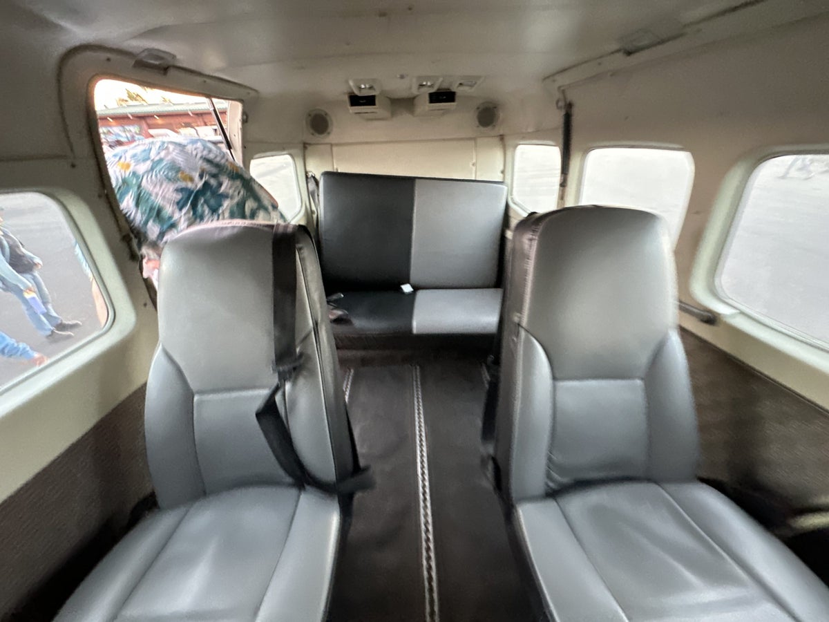 Mukulele Plane Interior Seats Facing Rear