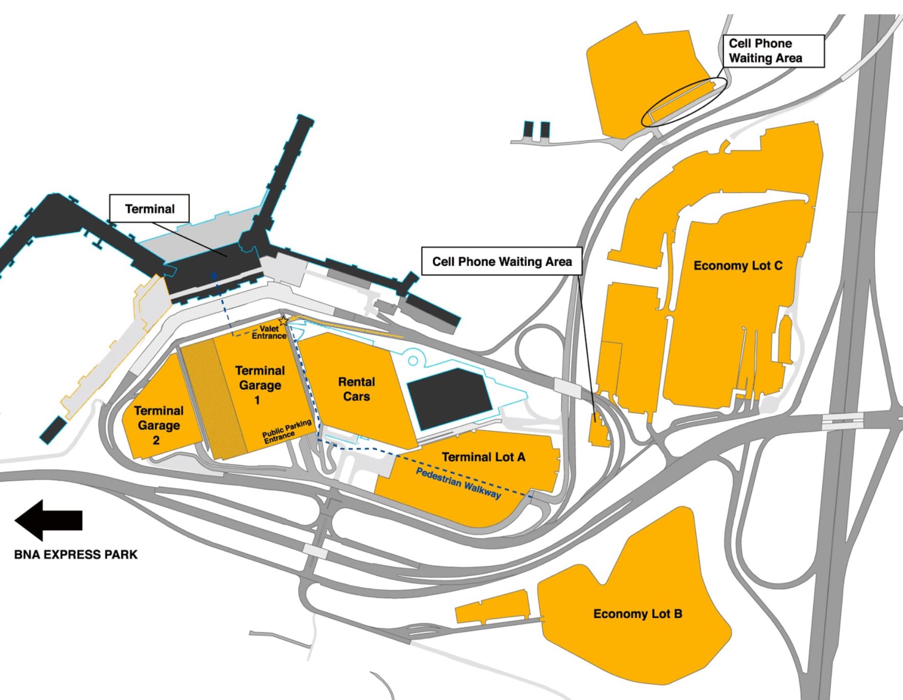 Nashville International Airport BNA Terminal Guide 2024