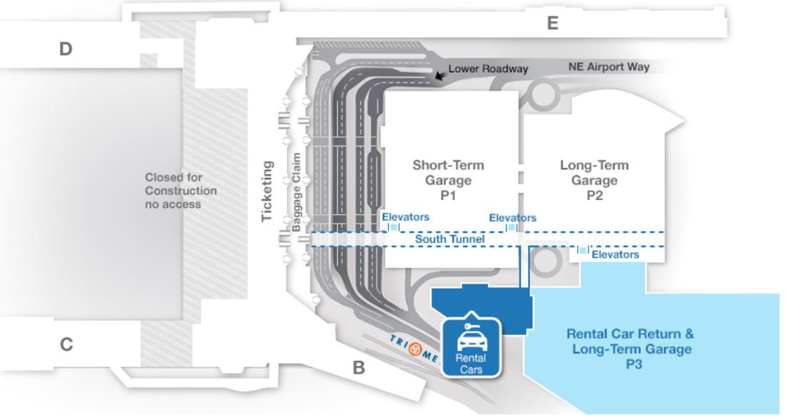 Portland International Airport - PDX Rental Car Facility