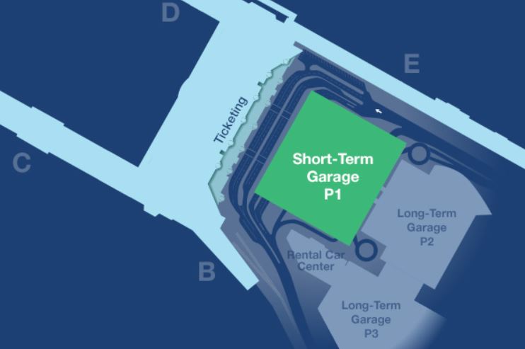Portland International Airport Short Term Parking
