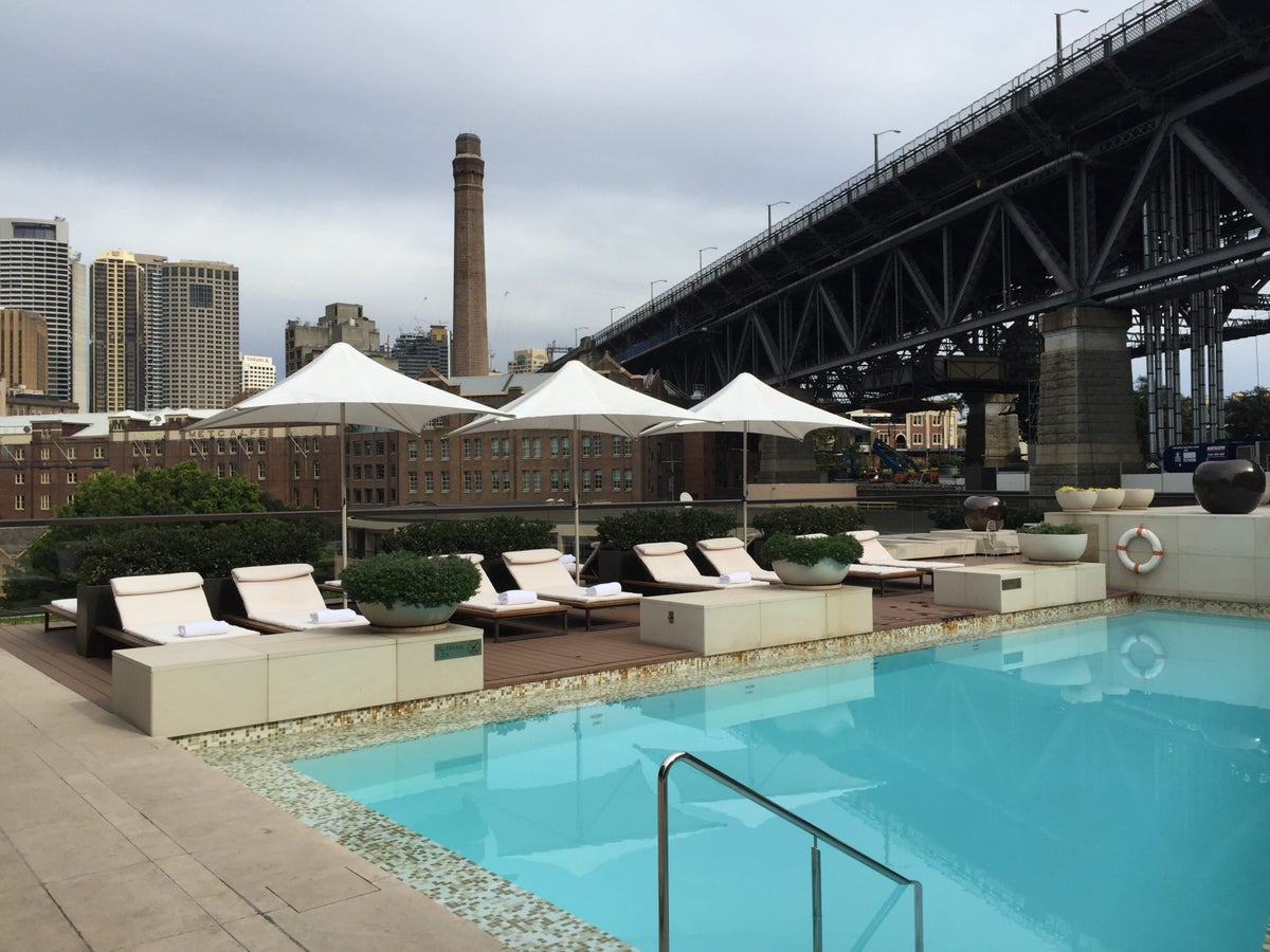 Park Hyatt Sydney Pool with Bridge