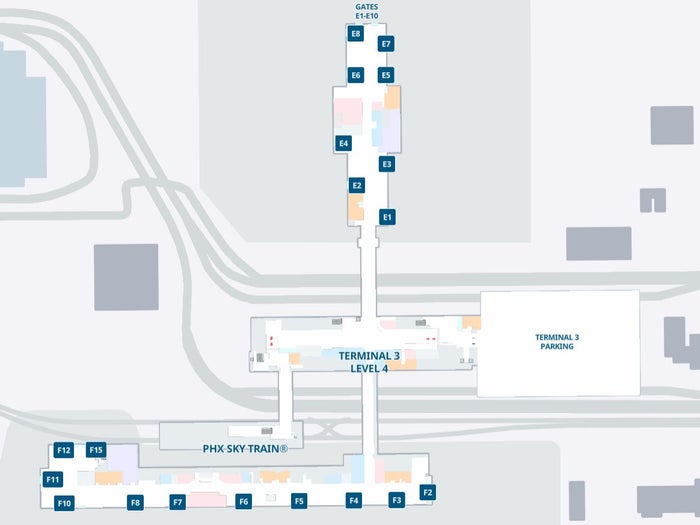 Phoenix Sky Harbor International Airport Terminal 3 Level 4 Phoenix Sky Harbor International Airport Terminal 3 Level 4