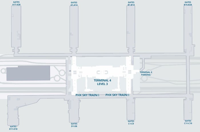 Phoenix Sky Harbor International Airport Terminal 4 Level 3 Phoenix Sky Harbor International Airport Terminal 4 Level 3