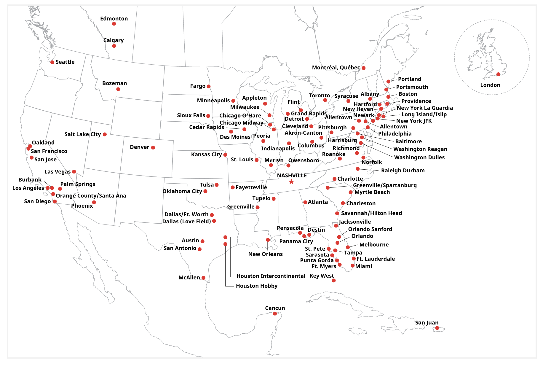 Nashville International Airport [BNA] 2024 Terminal Guide