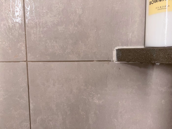 Thompson Central Park New York bathroom shower shelf