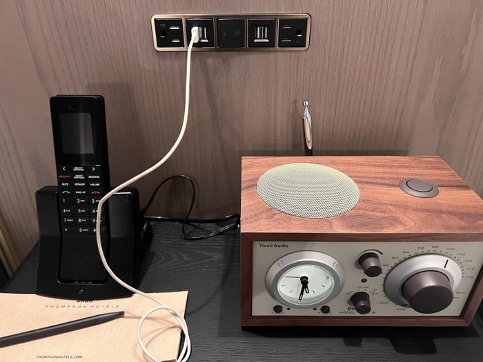 Thompson Central Park New York bedside plugs