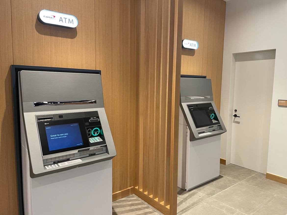 ATMs at the Houston Galleria Capital One Café