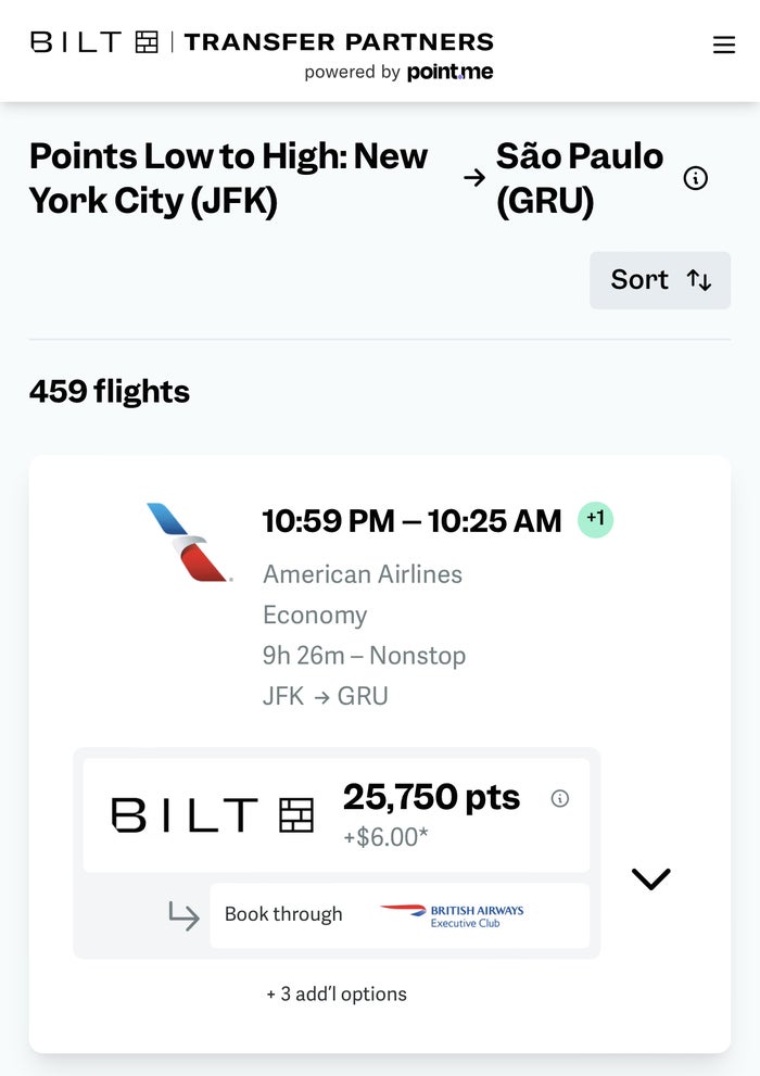 Bilt Point.Me Search Results