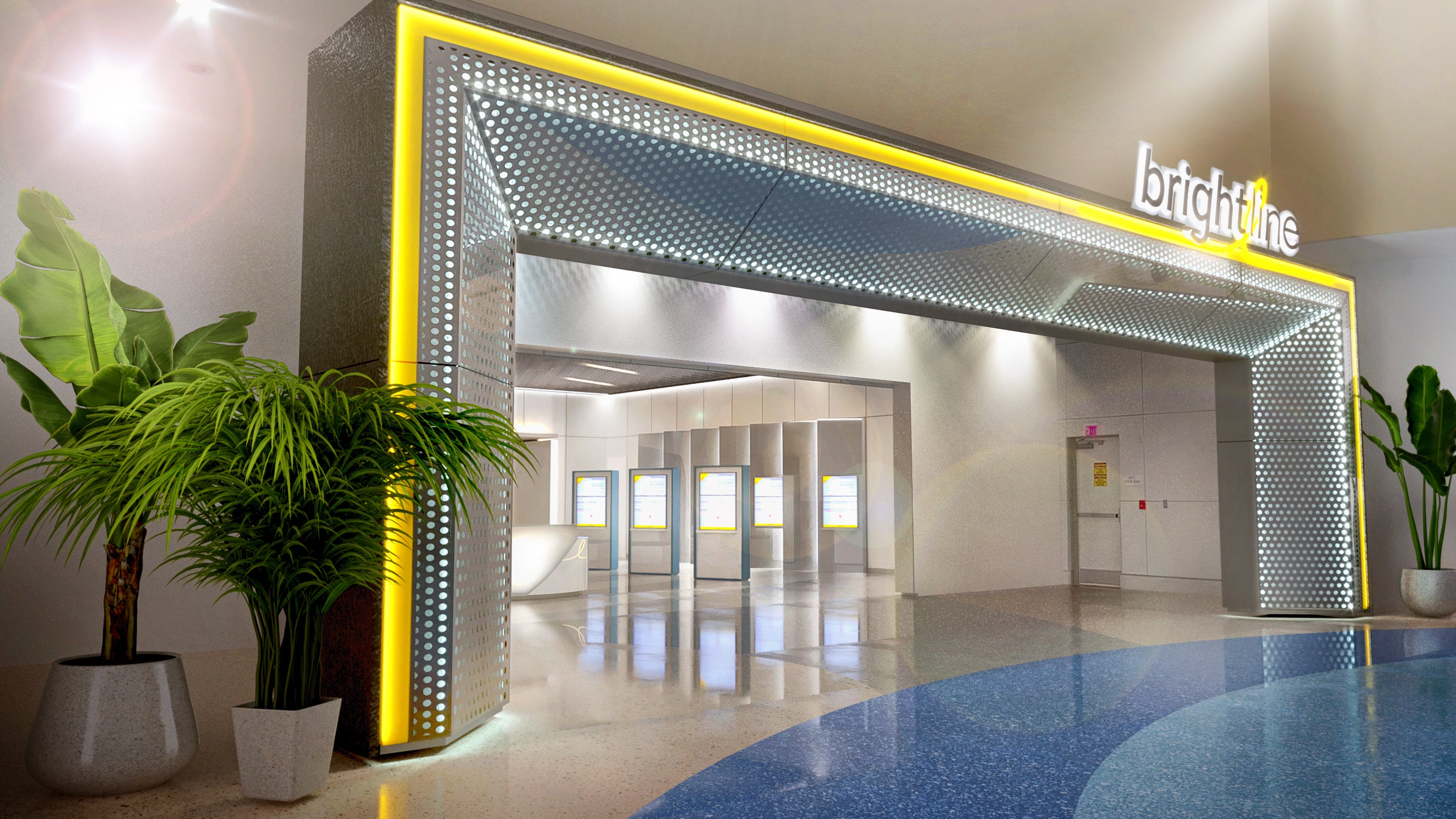 Brightline Orlando Station Entrance