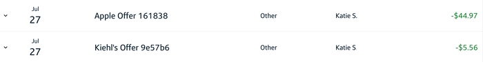 Capital One Offers cash back