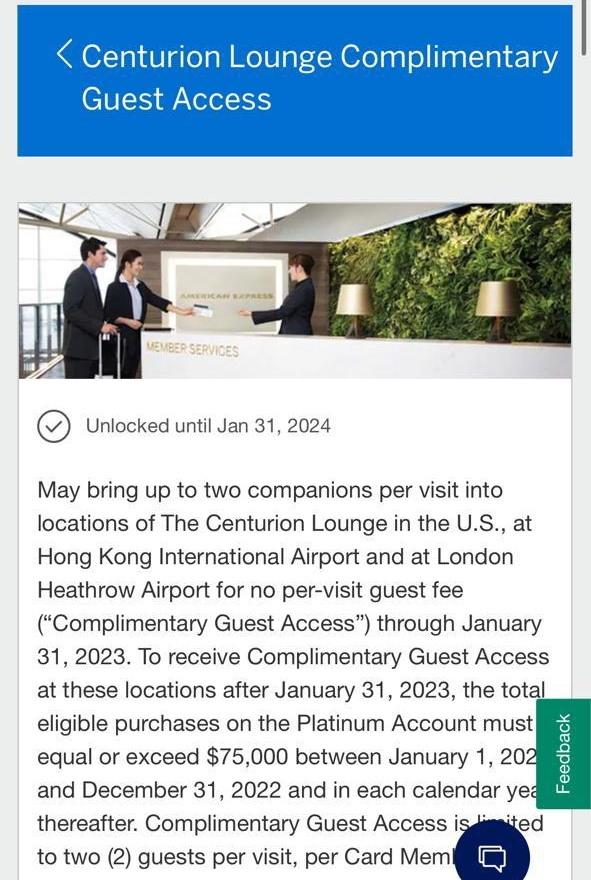 Centurion Lounge Guest Charge as of Feb. 1 (+ How To Avoid It!)