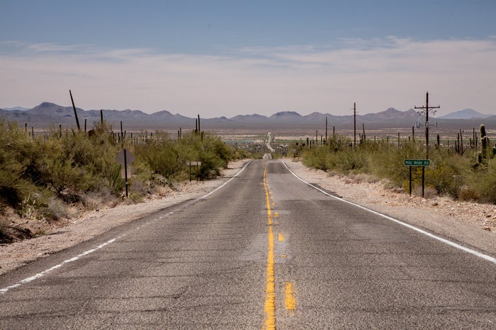 Driving to Saguaro National Park