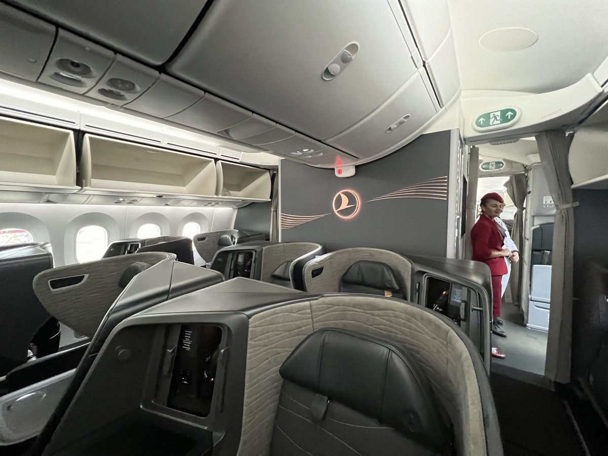 Turkish Airlines Business Class 787 Cabin