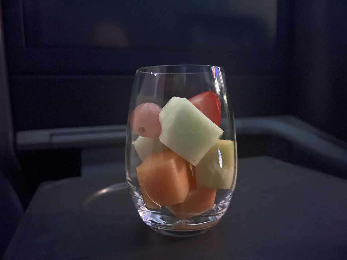 Turkish airlines fruit cup