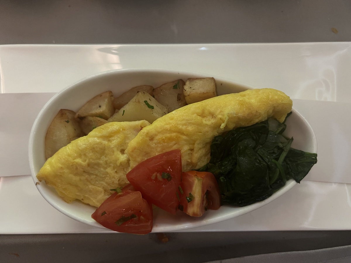 Egg omelette Turkish Airlines
