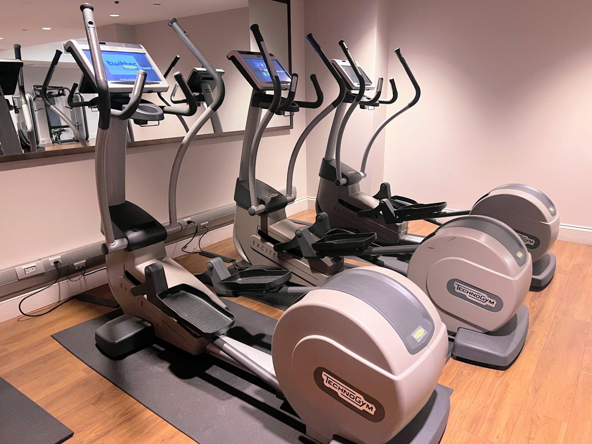 InterContinental New York Barclay fitness center elliptical machines