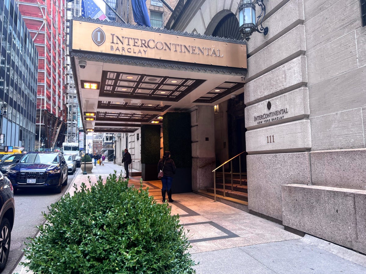 Intercontinental New York Barclay front entrance