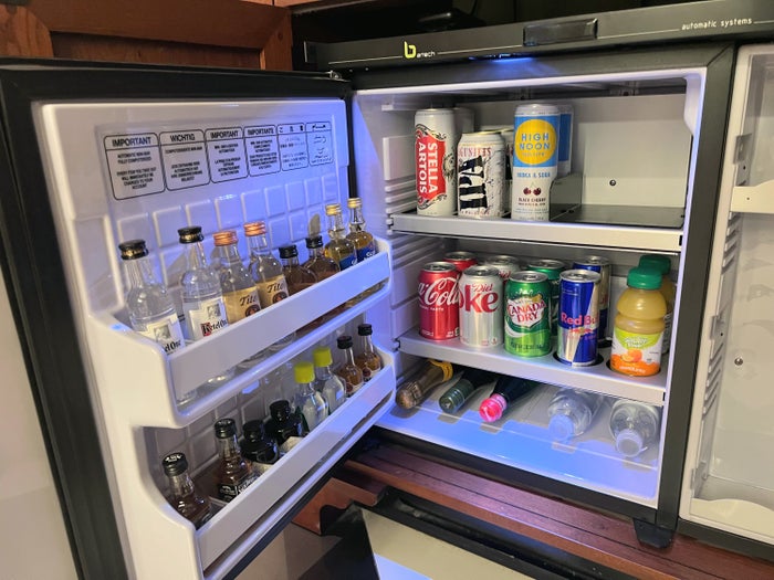 Intercontinental New York Barclay in room fridge