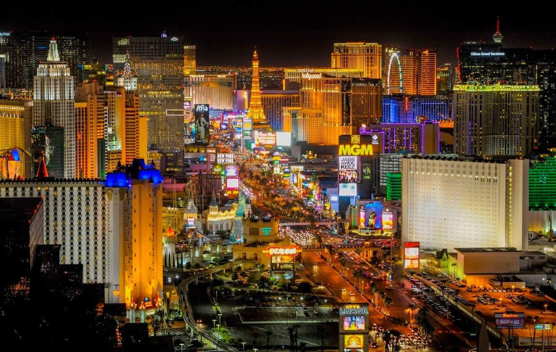 Las Vegas The Strip at night
