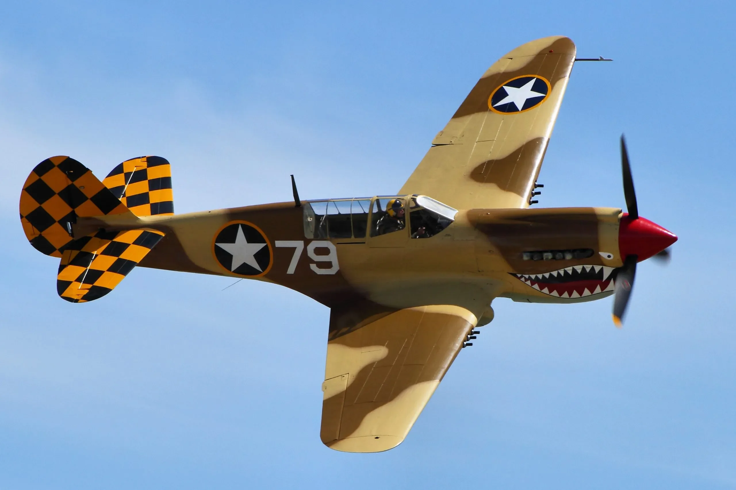 P40N Warhawk WWII airplane