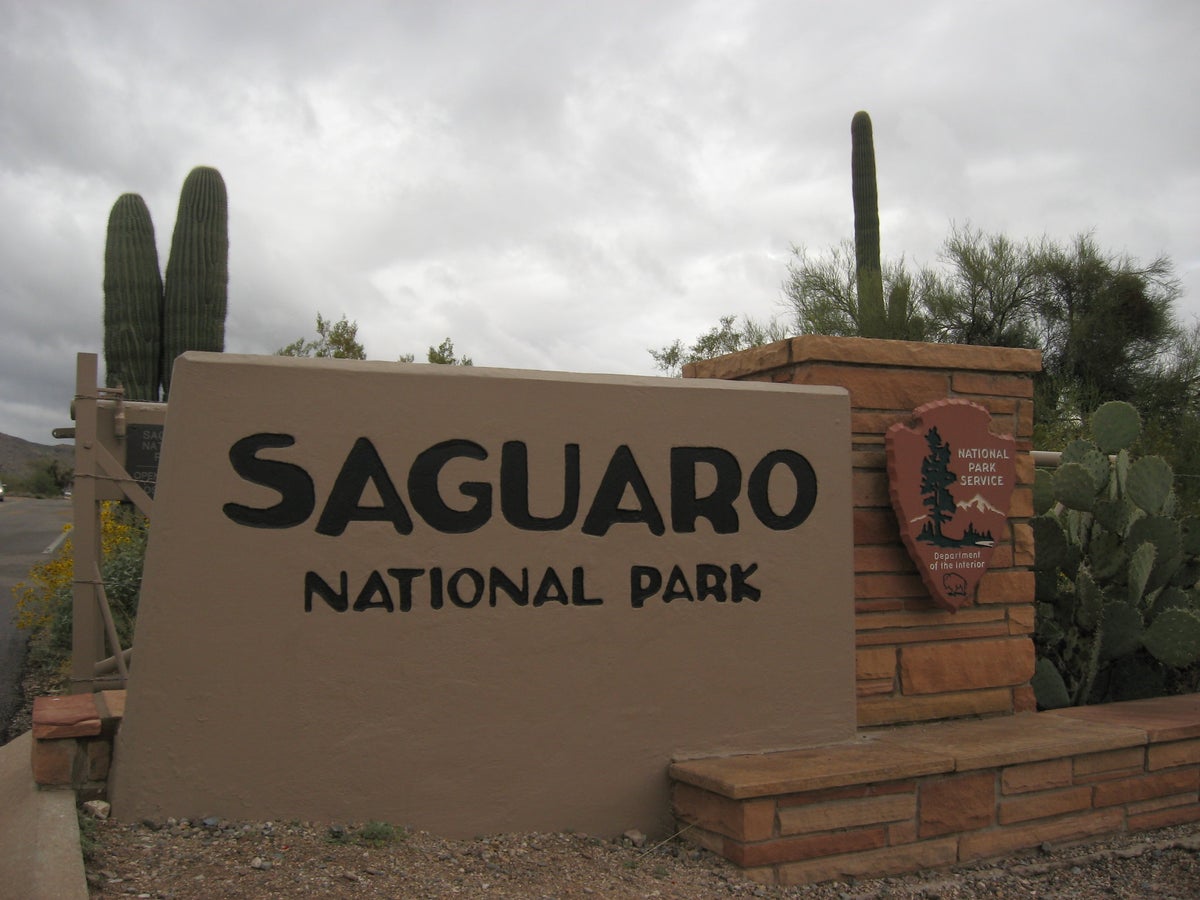 Saguaro National Park Entrance