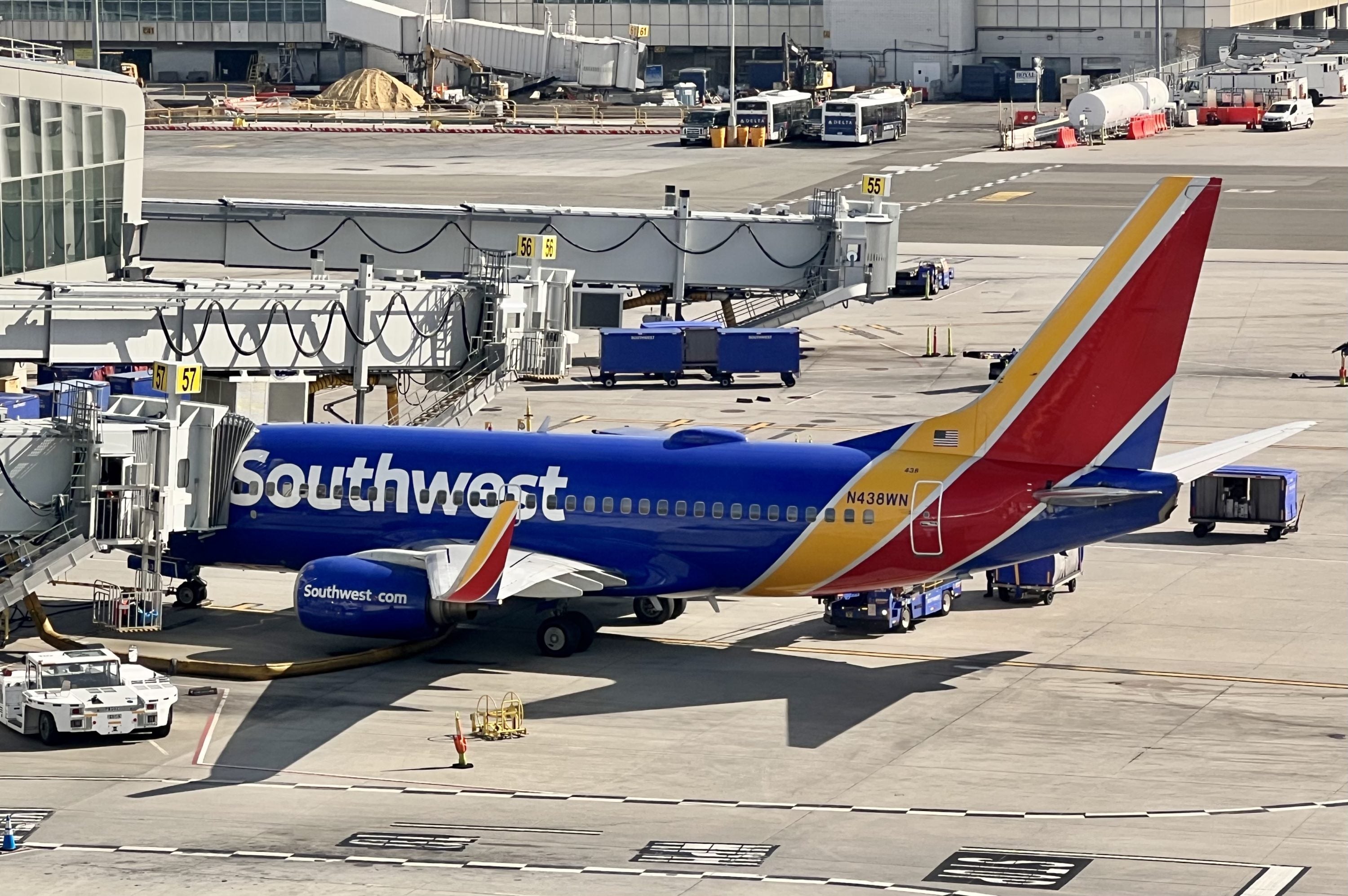 Southwest Airlines at La Guardia Airport