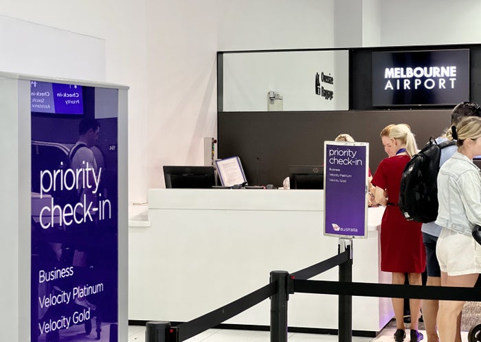 Virgin Austrlia priority check-in