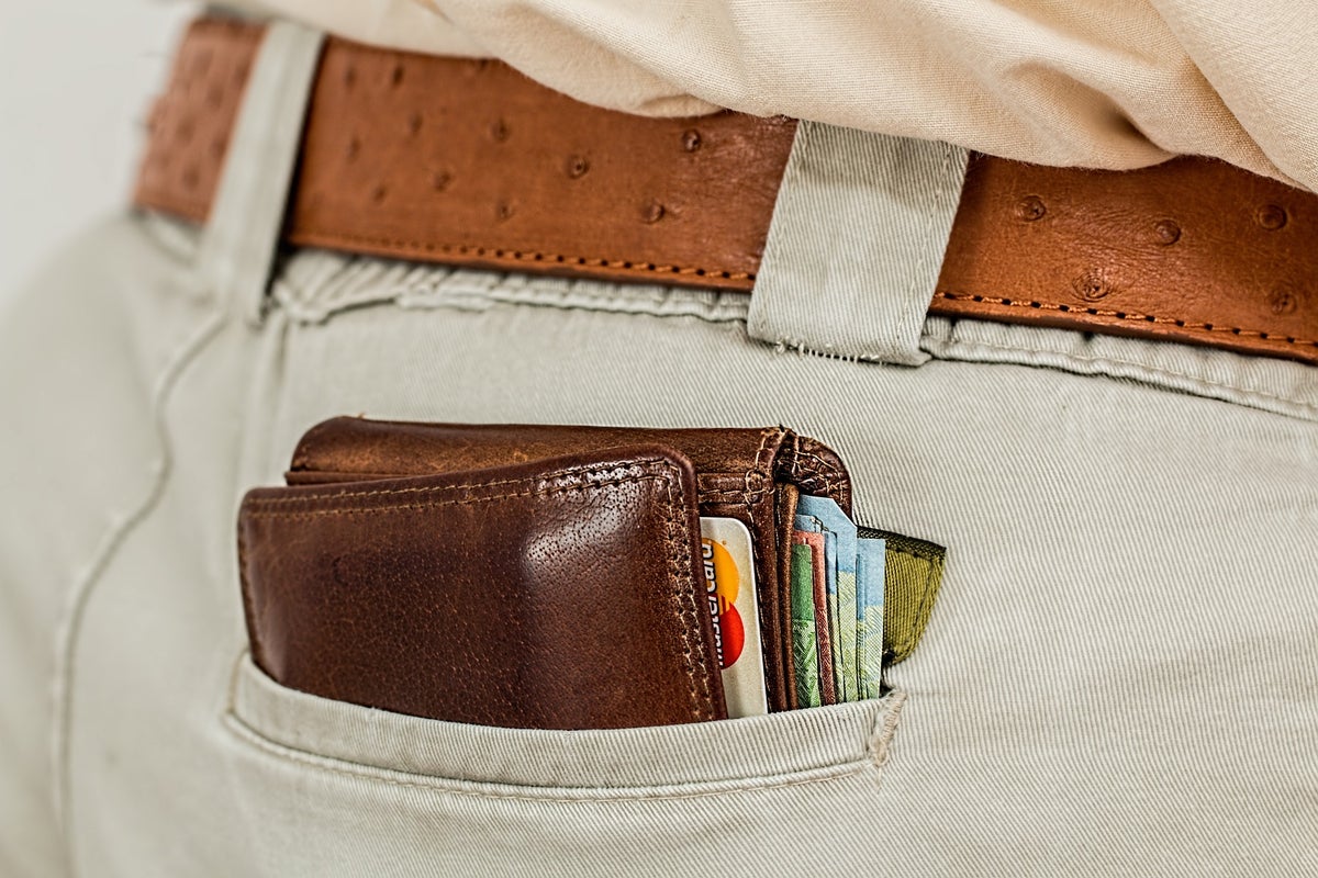 Wallet in pants