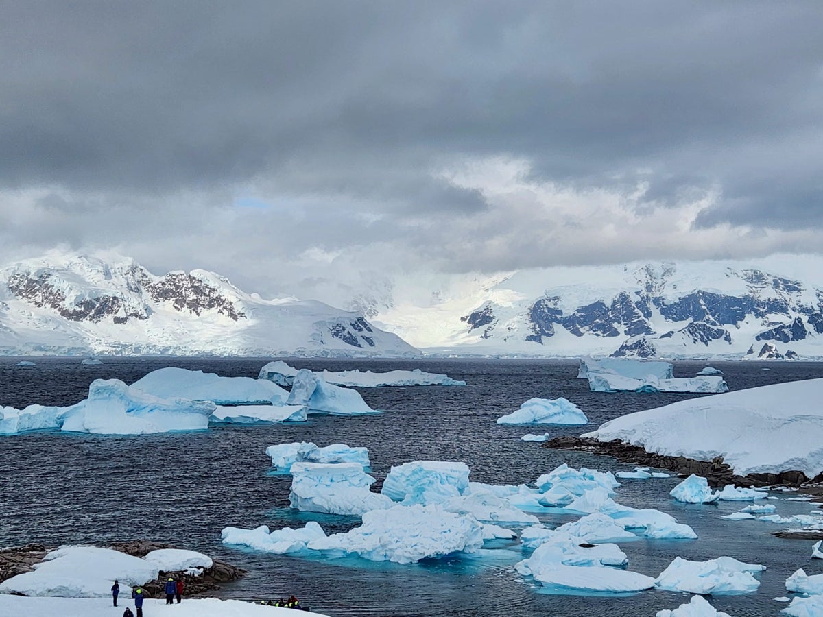 Antarctica ice and snow