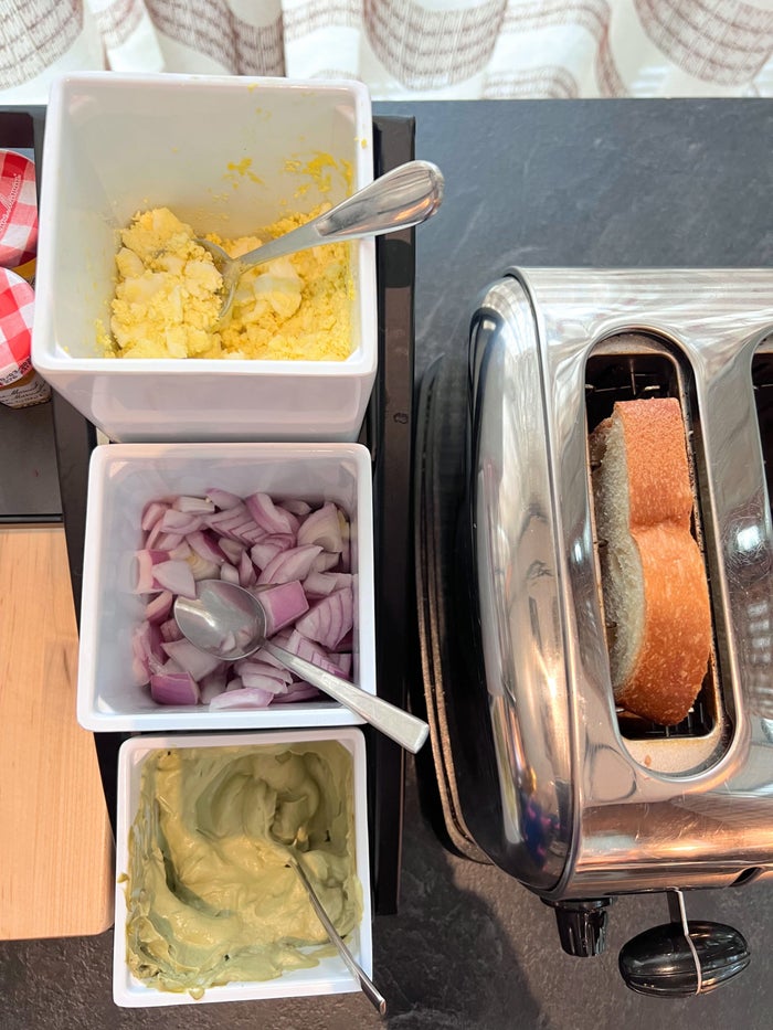 Avocado toast at Hyatt Regency Houston Galleria