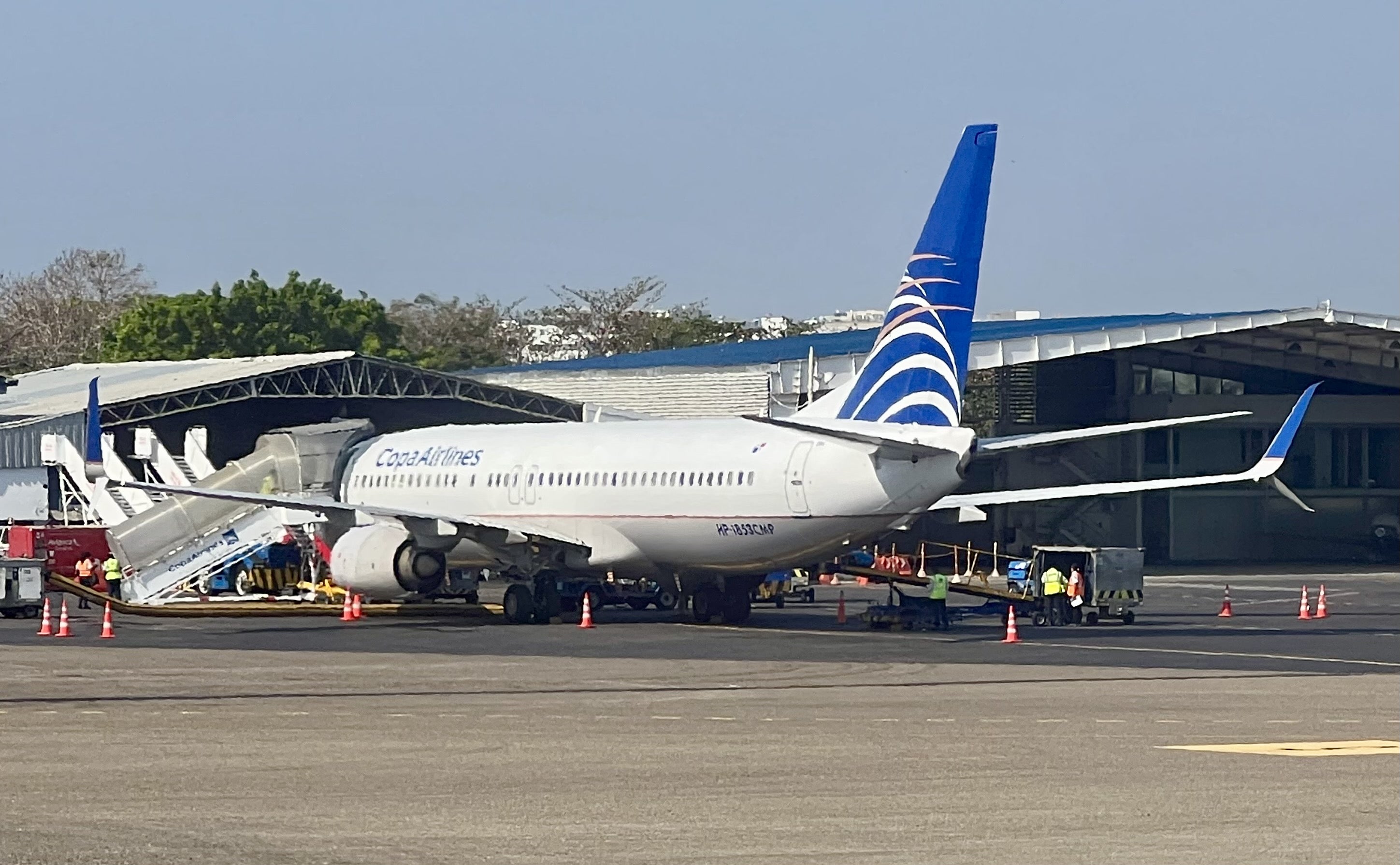 Copa Airlines MAX 9 at Cartagena Airport