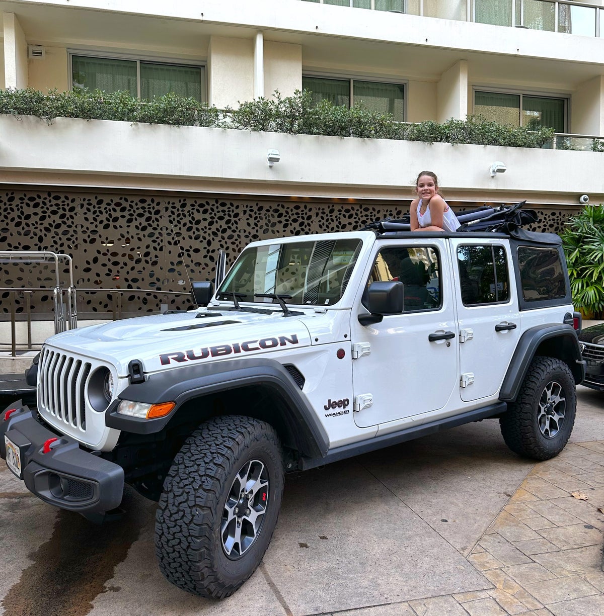 Hertz Jeep Wrangler in Honolulu Hawaii