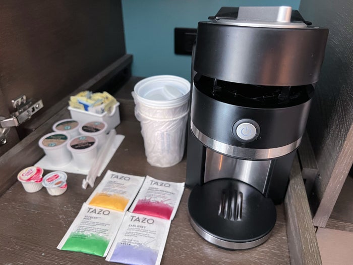 Hyatt Regency Houston Galleria in room coffee