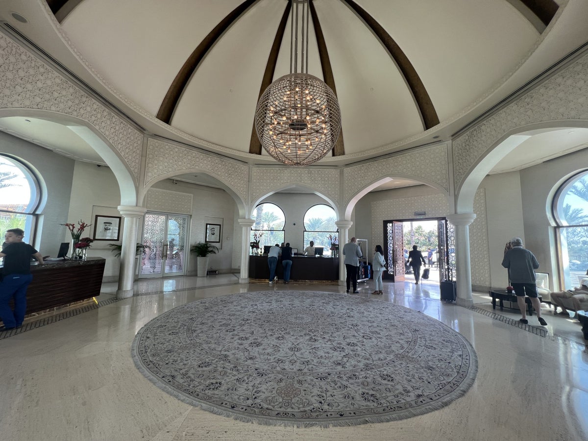 Park Hyatt Dubai check-in lobby