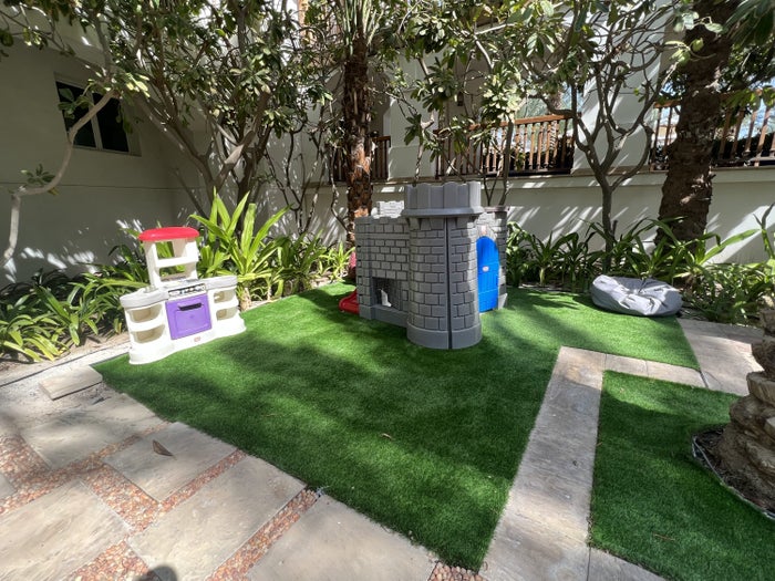Park Hyatt Dubai kids castle playset and kitchen