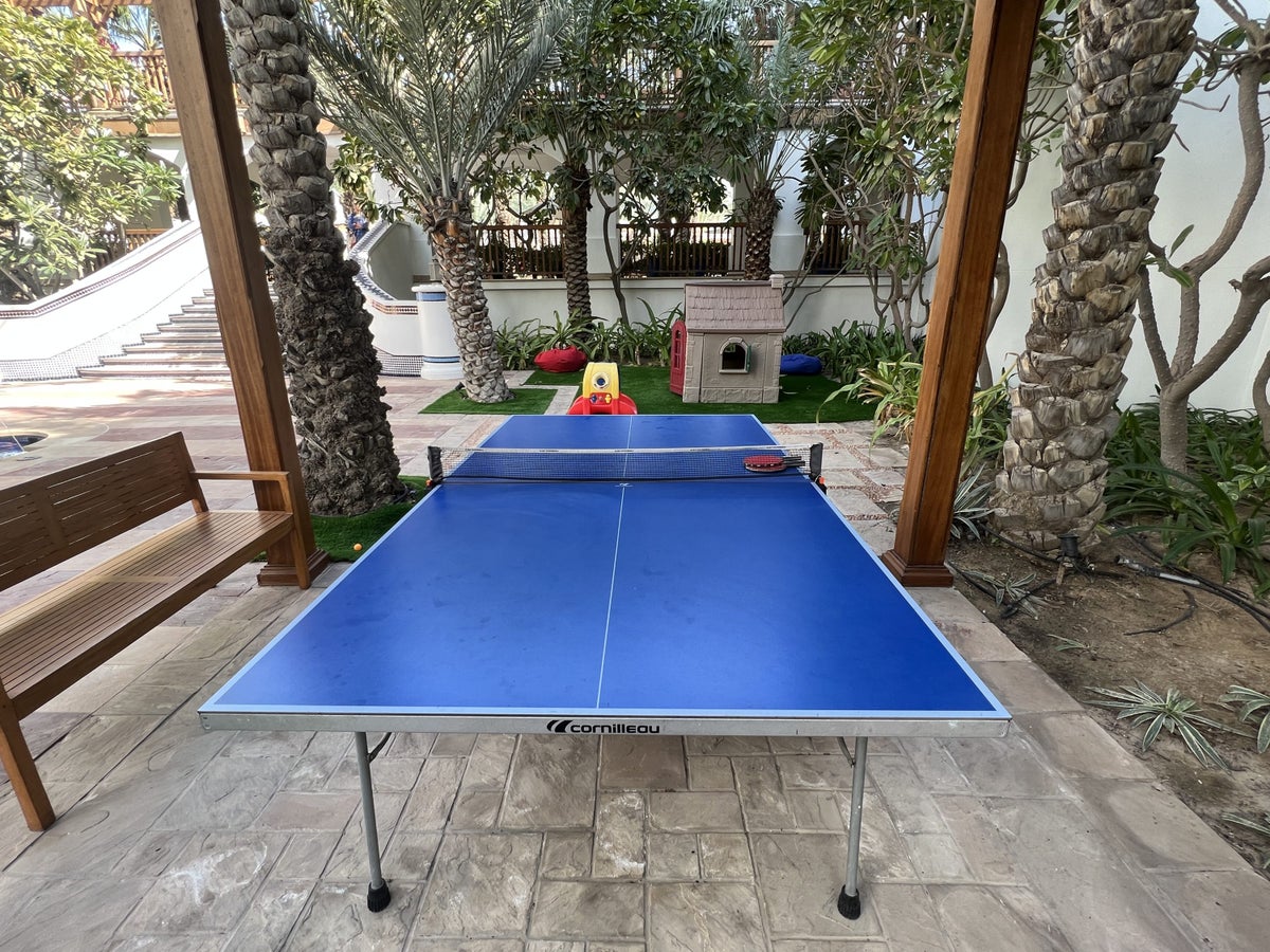 Park Hyatt Dubai ping pong table