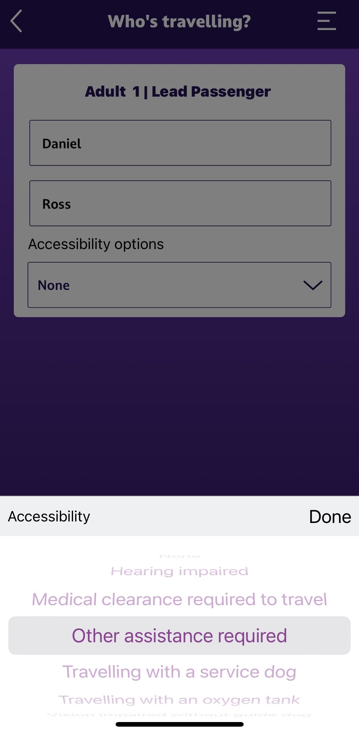 Bonza Accessibility Options