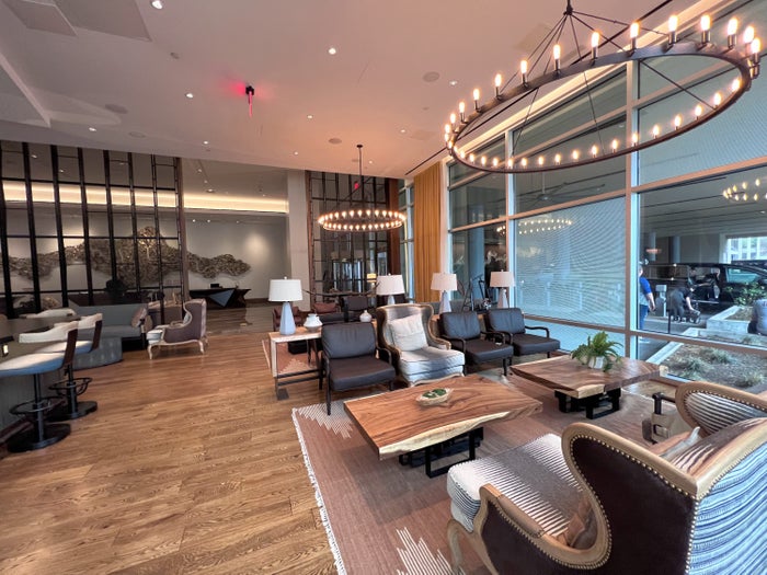 Lounge seating at Hyatt Regency Houston Galleria