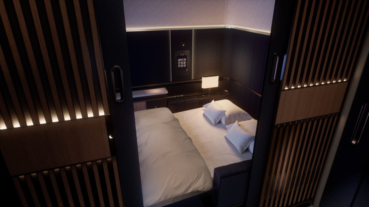 Lufthansa Allegris first class Suite Plus double bed
